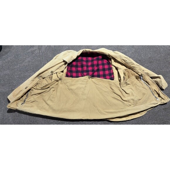 VINTAGE 1940s-50s Red Head Canvas Hunting Jacket Coat The Sportsman's Tailor M? - Picture 5 of 7